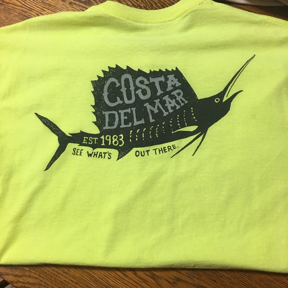 Neon yellow costa T-shirt